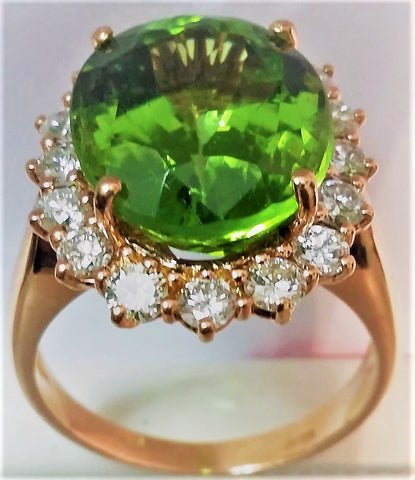 PAKISTAN PERIDOT STONE RING