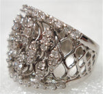 DIAMONDS NET SHAPE RING