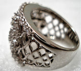 DIAMONDS NET SHAPE RING