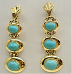 TUORQUOISE STONE EARRINGS