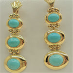 TUORQUOISE STONE EARRINGS