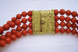 MEDITERRANEAN SARDINIA CORAL NECKLACE