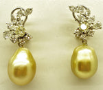 NATURAL YELLOW PEARLS EARRINGS