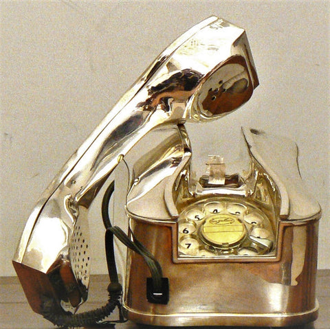 SILVER ANTIQUE PHONE