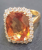 TANZANIAN PADPARADSCHA SAPPHIRE RING