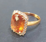 TANZANIAN PADPARADSCHA SAPPHIRE RING